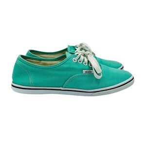 Vans Shoes Womens Size 7.5 Mens 6 Green Off The Wall Comfort Lace Up Sneakers